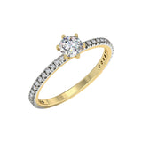 21286RG Diamond Ring