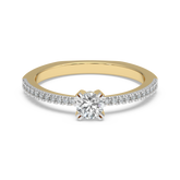 9K Gold Cordelia Ring