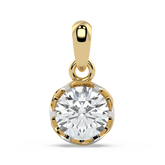 9K Gold Esmeralda Pendant