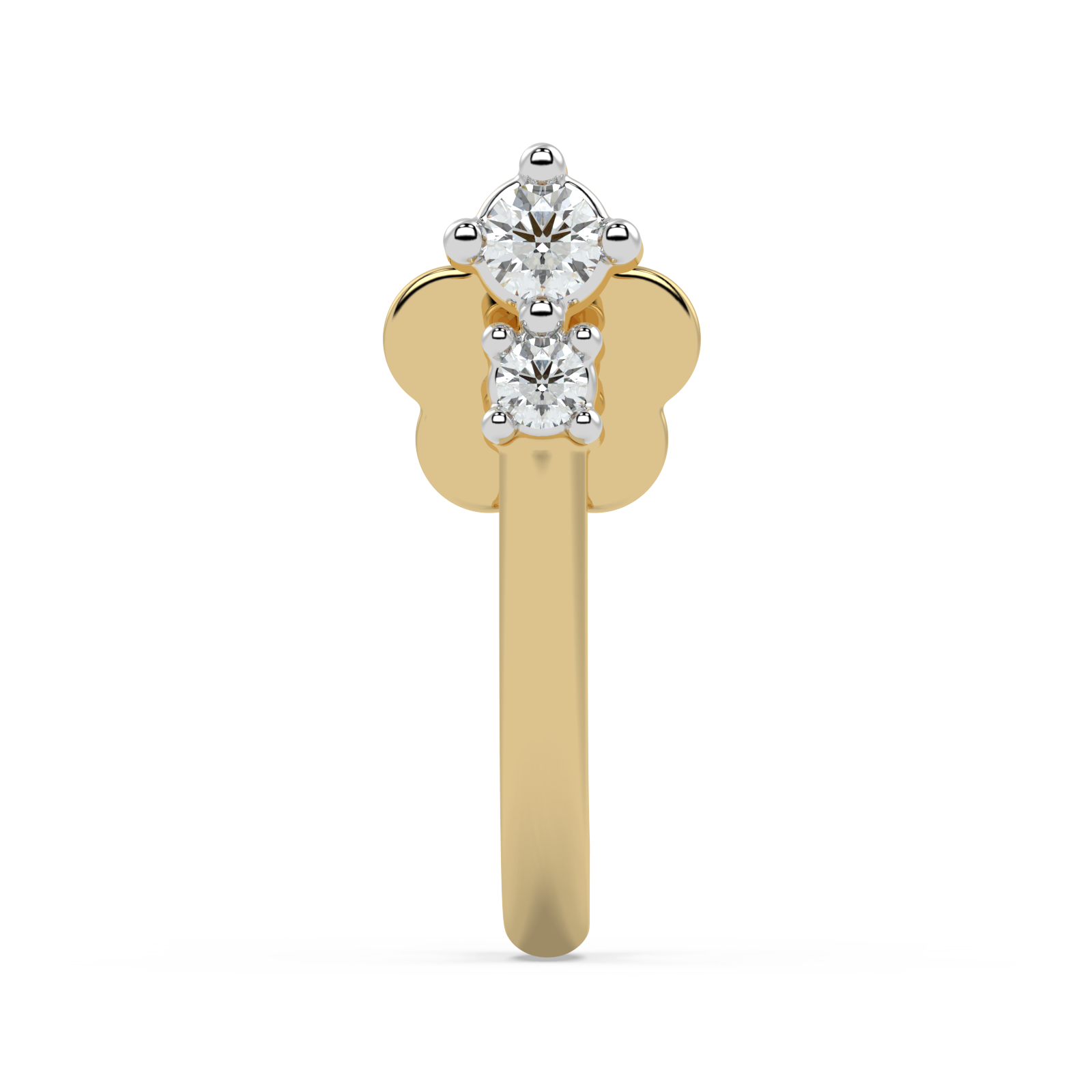 9K Gold Juniper Nose Pin