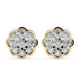 9K Gold Cerise Earrings