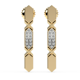 9K Gold Etoile Earrings