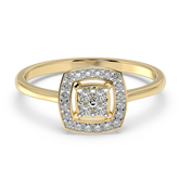9K Gold Daisy Ring