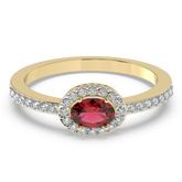 9K Gold Primrose Ring