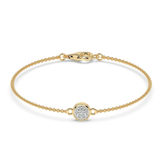9K Gold Coral Bracelet