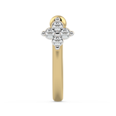 9K Gold Indigo Nose Pin