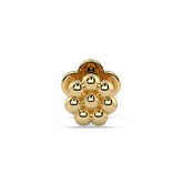 9K Gold Velvet Nose Pin
