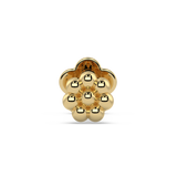 9K Gold Velvet Nose Pin