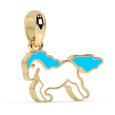 9K Gold Patience Pendant