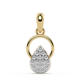 9K Gold Gemma Pendant