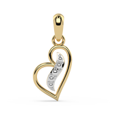 9K Gold Beryl Pendant