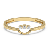 9K Gold Lyra Ring