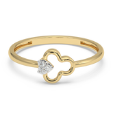9K Gold Constance Ring