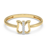 9K Gold Donatella Ring