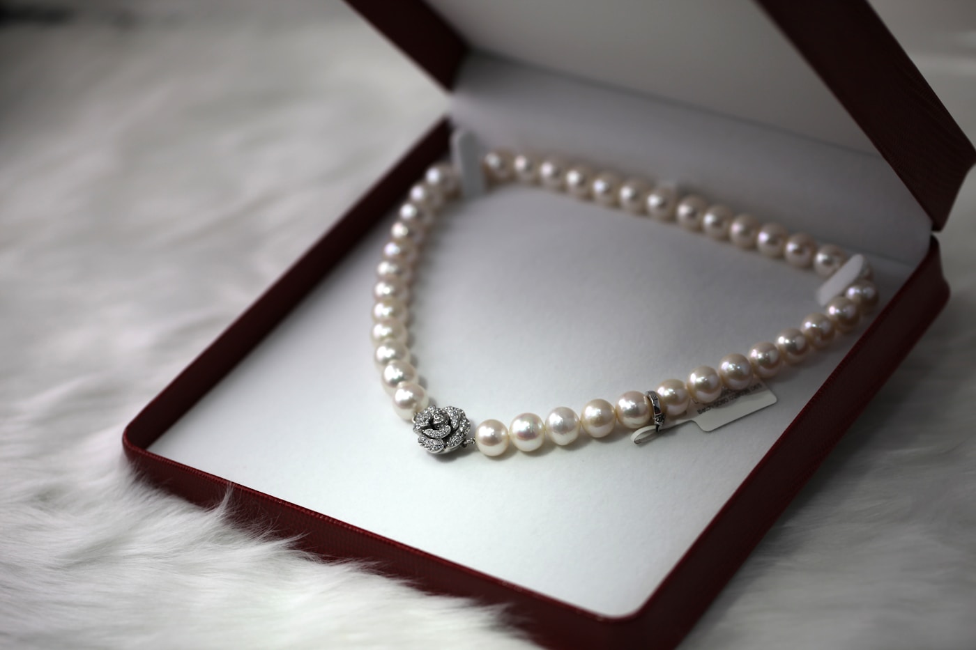 Close-up diamond jewellery detail