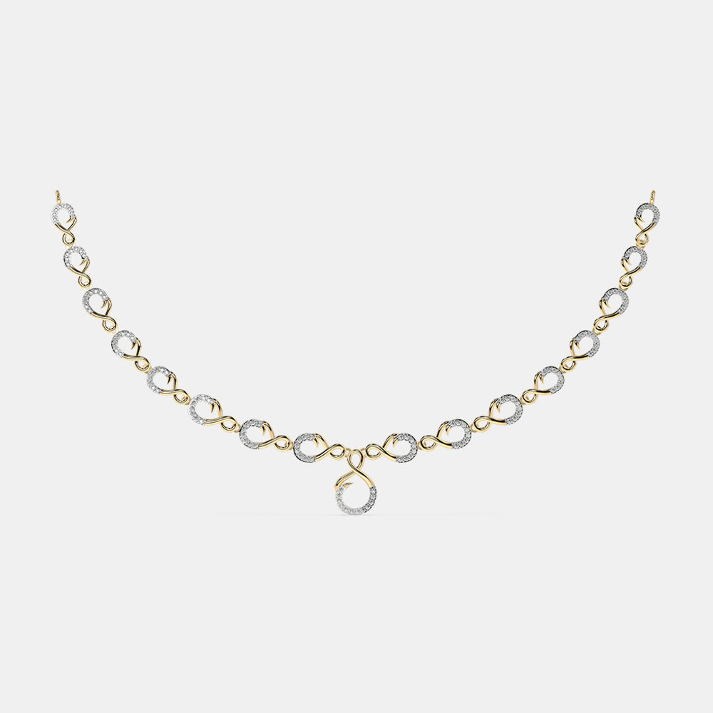 28554NK Diamond Necklaces