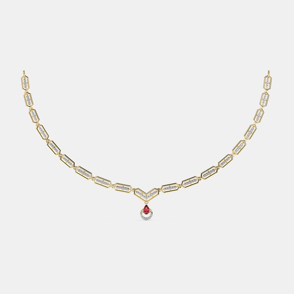 28556NK Diamond Necklaces
