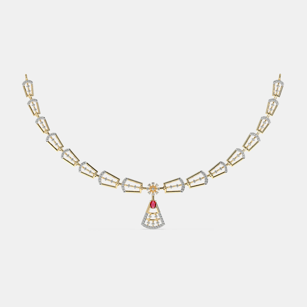 28567NK Diamond Necklaces
