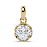 9K Gold Esmeralda Pendant