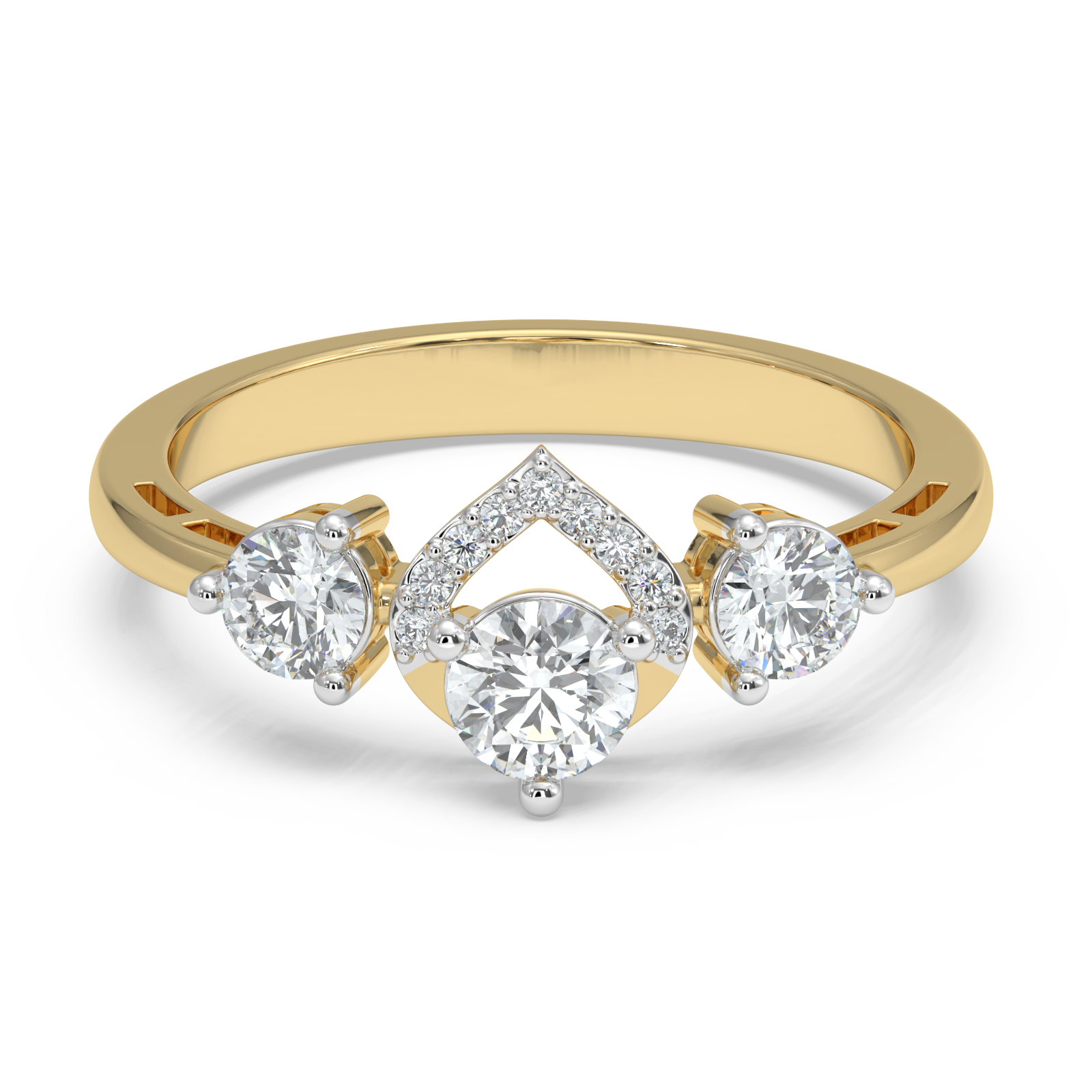9K Gold Bluebell Ring