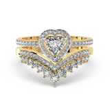 9K Gold Heather Ring
