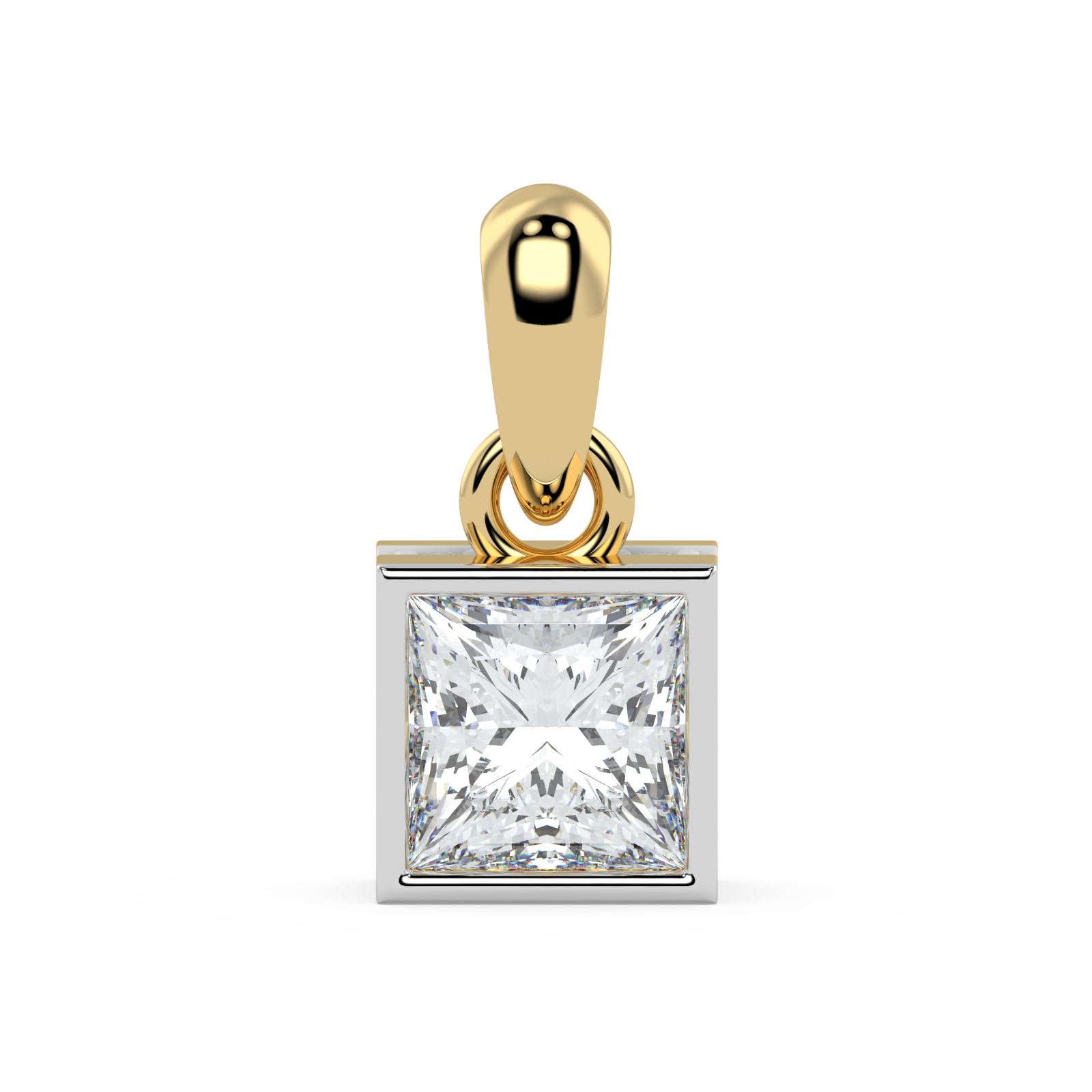 9K Gold Citrine Pendant