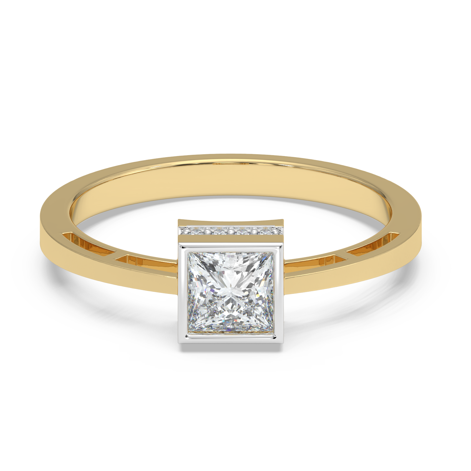 9K Gold Lavender Ring