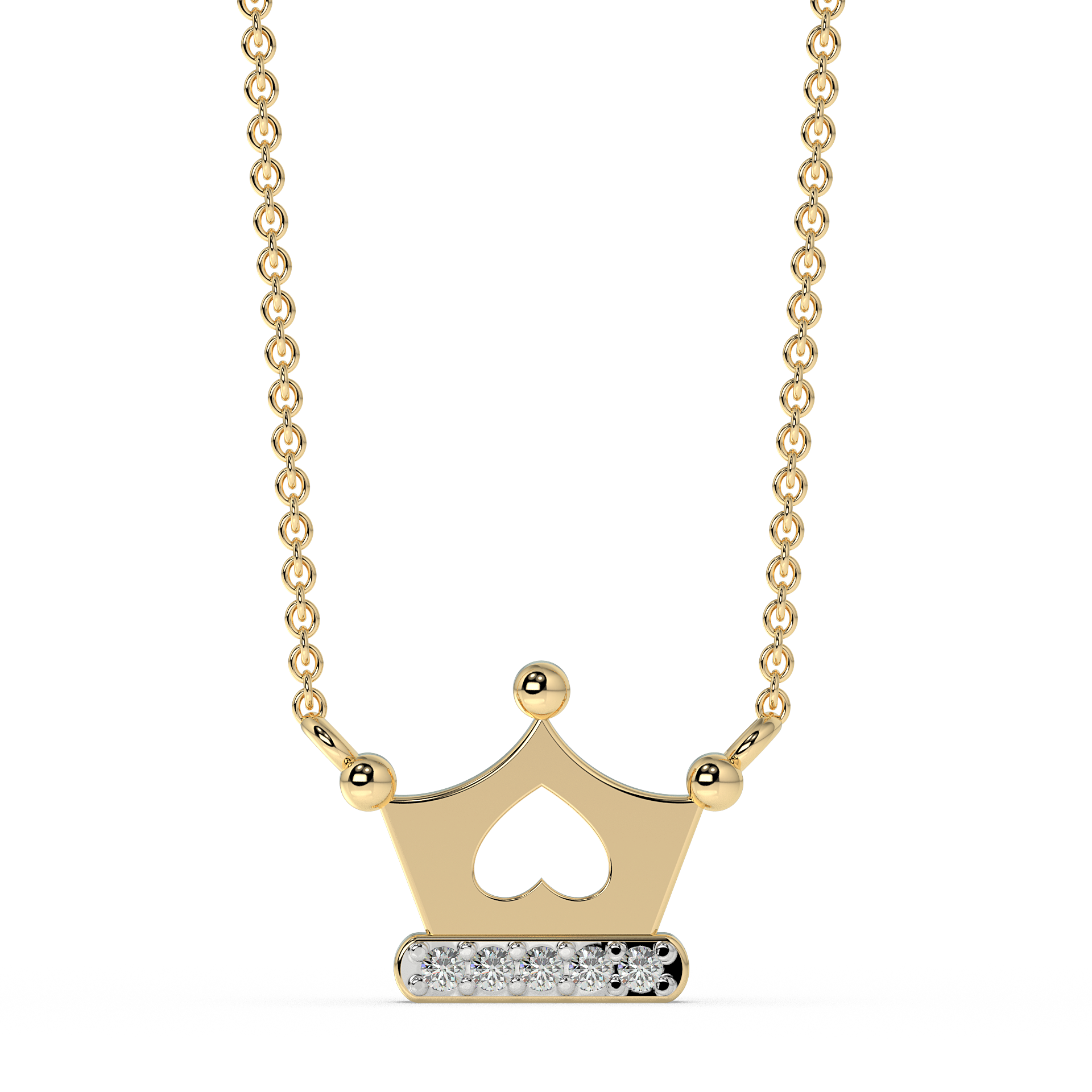 9K Gold Saira Pendant