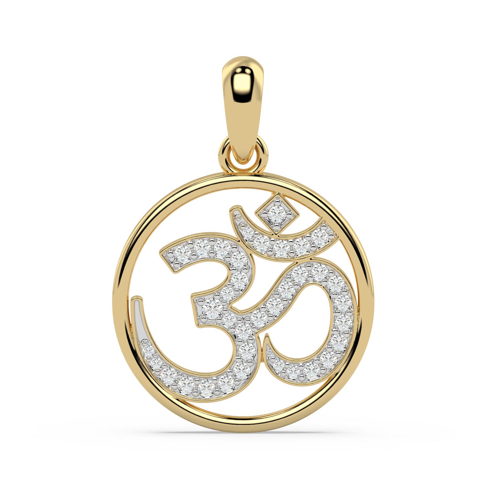 9K Gold Onyx Pendant