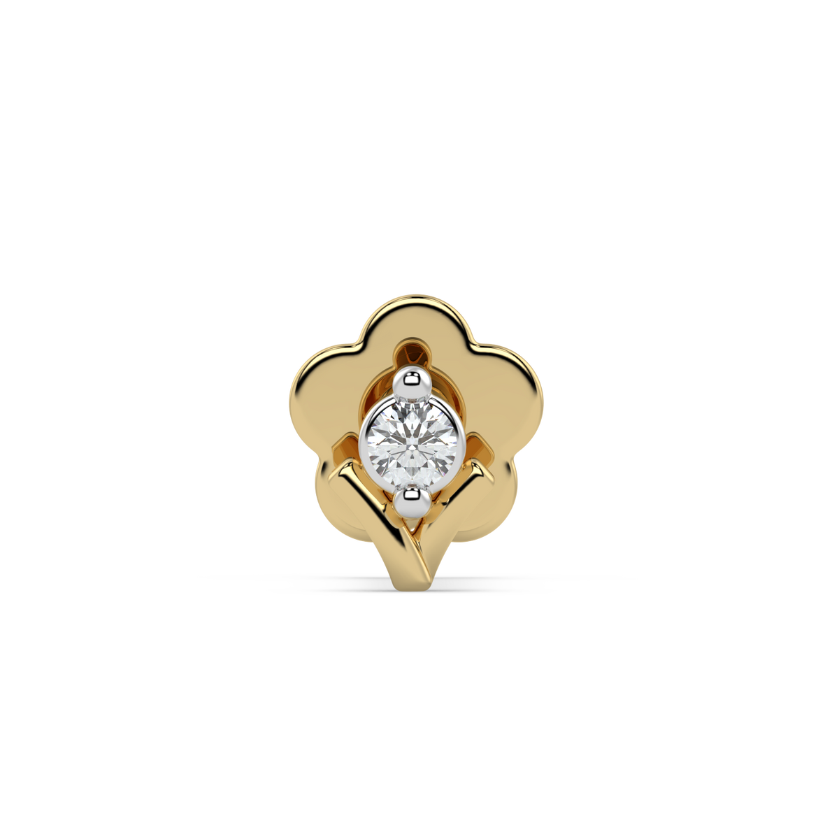 9K Gold Quenby Nose Pin