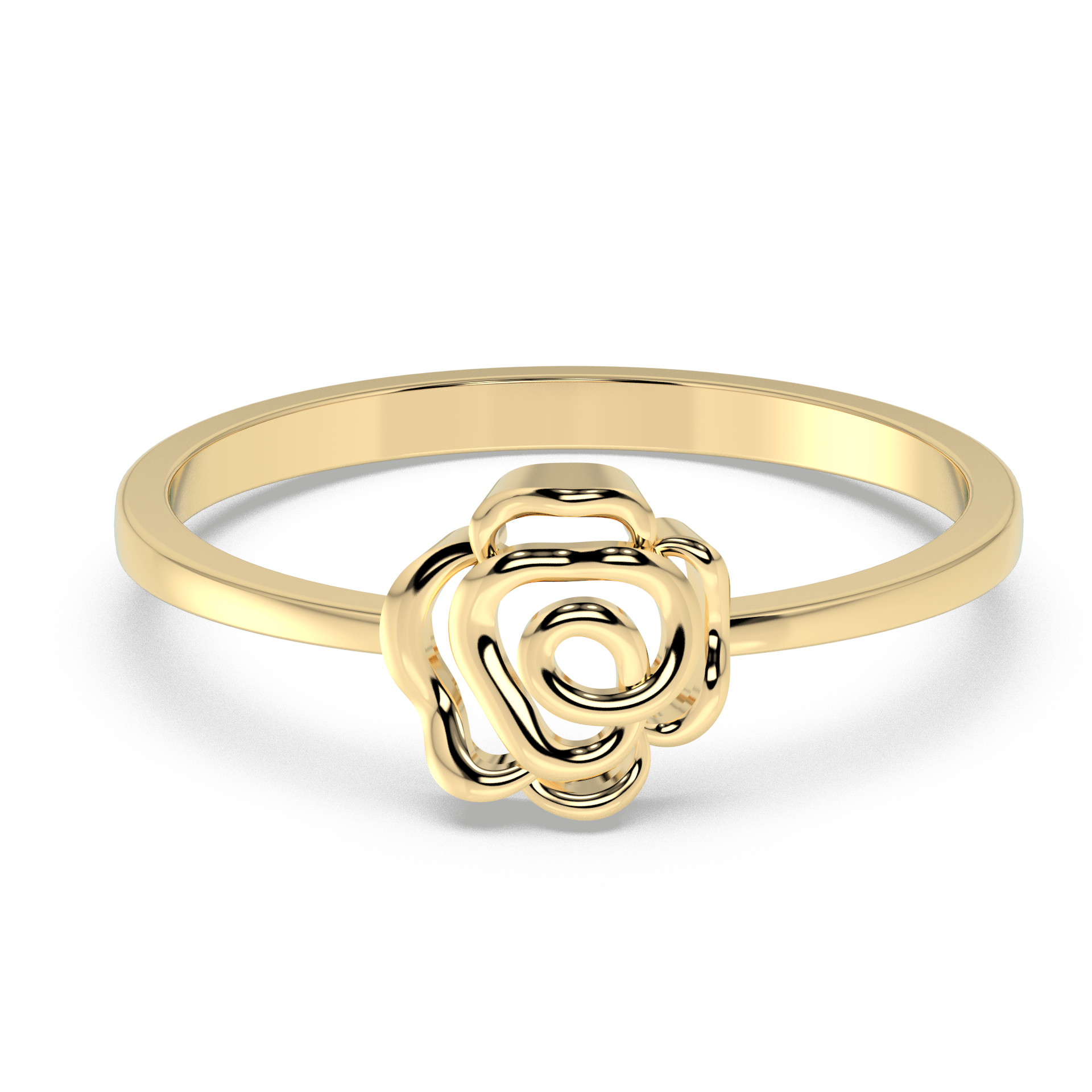 9K Gold Marguerite Ring
