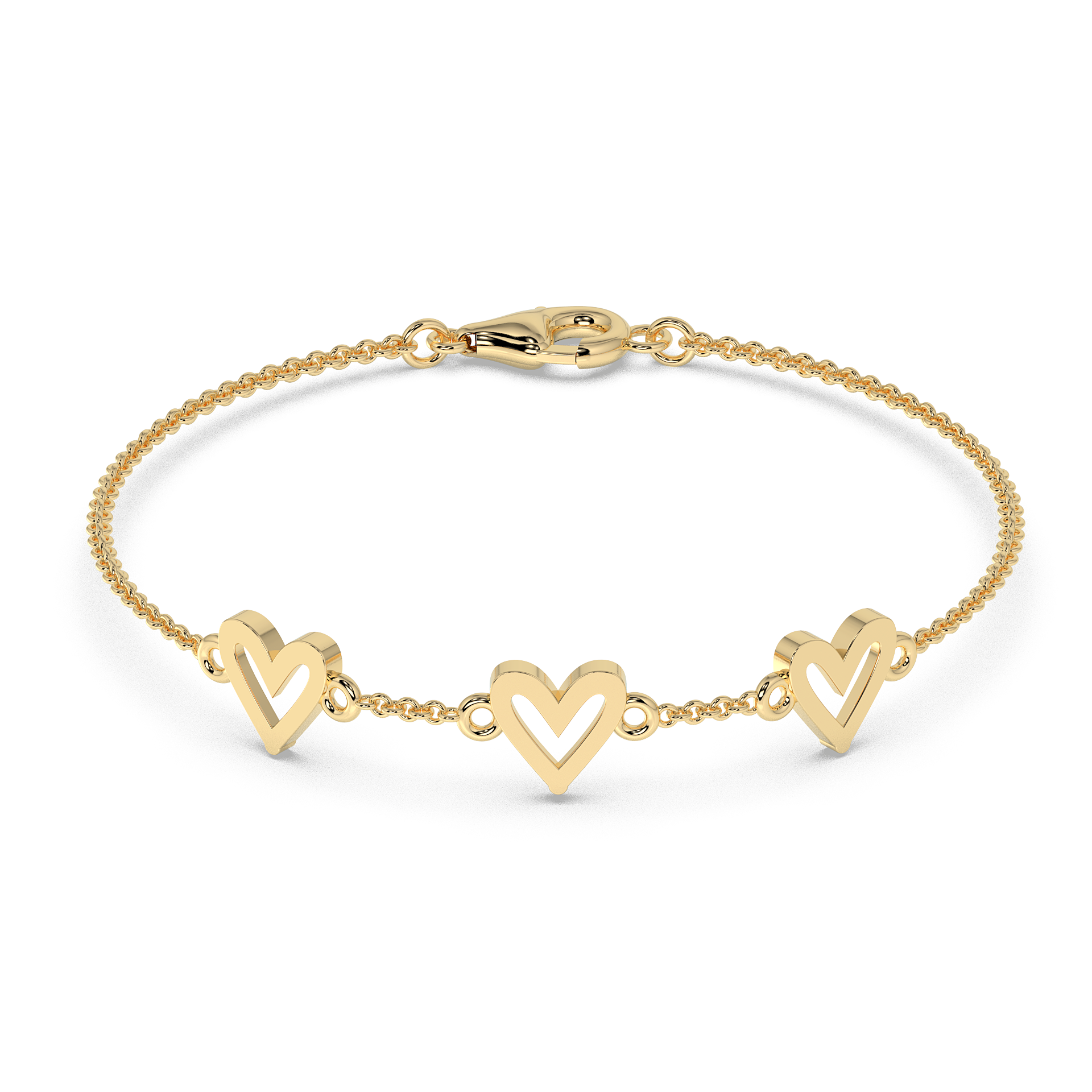 9K Gold Saffron Bracelet