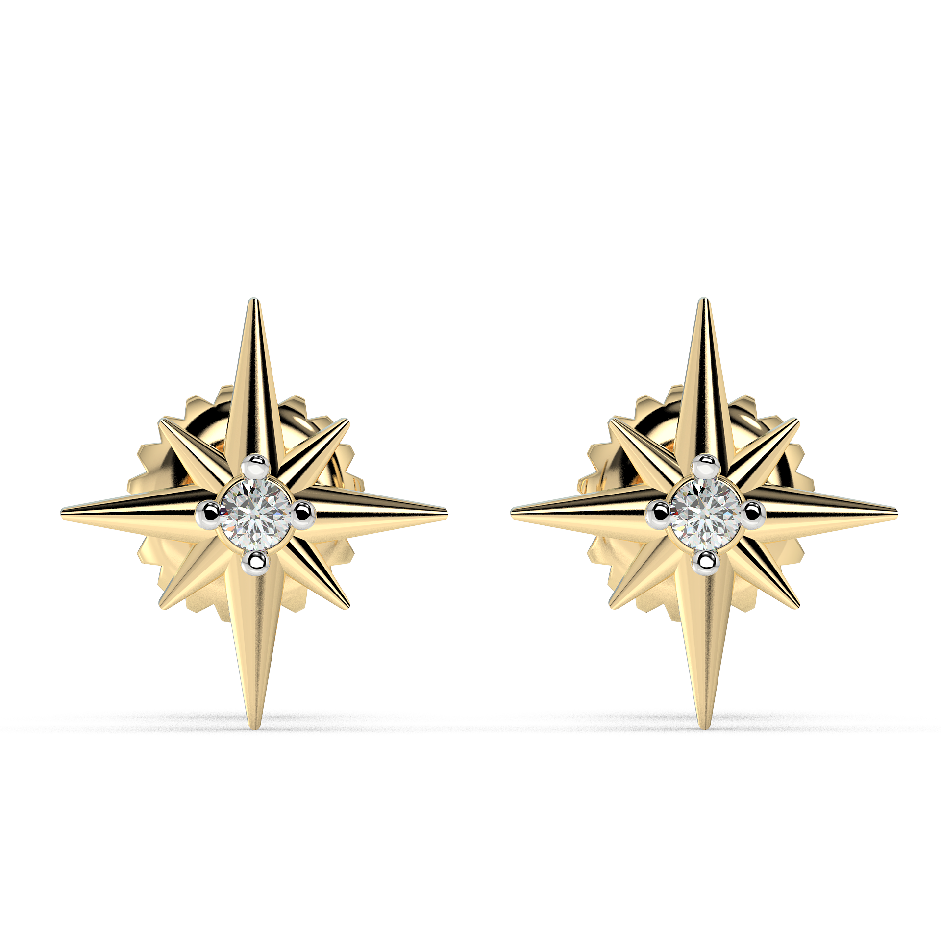 9K Gold Perle Earrings