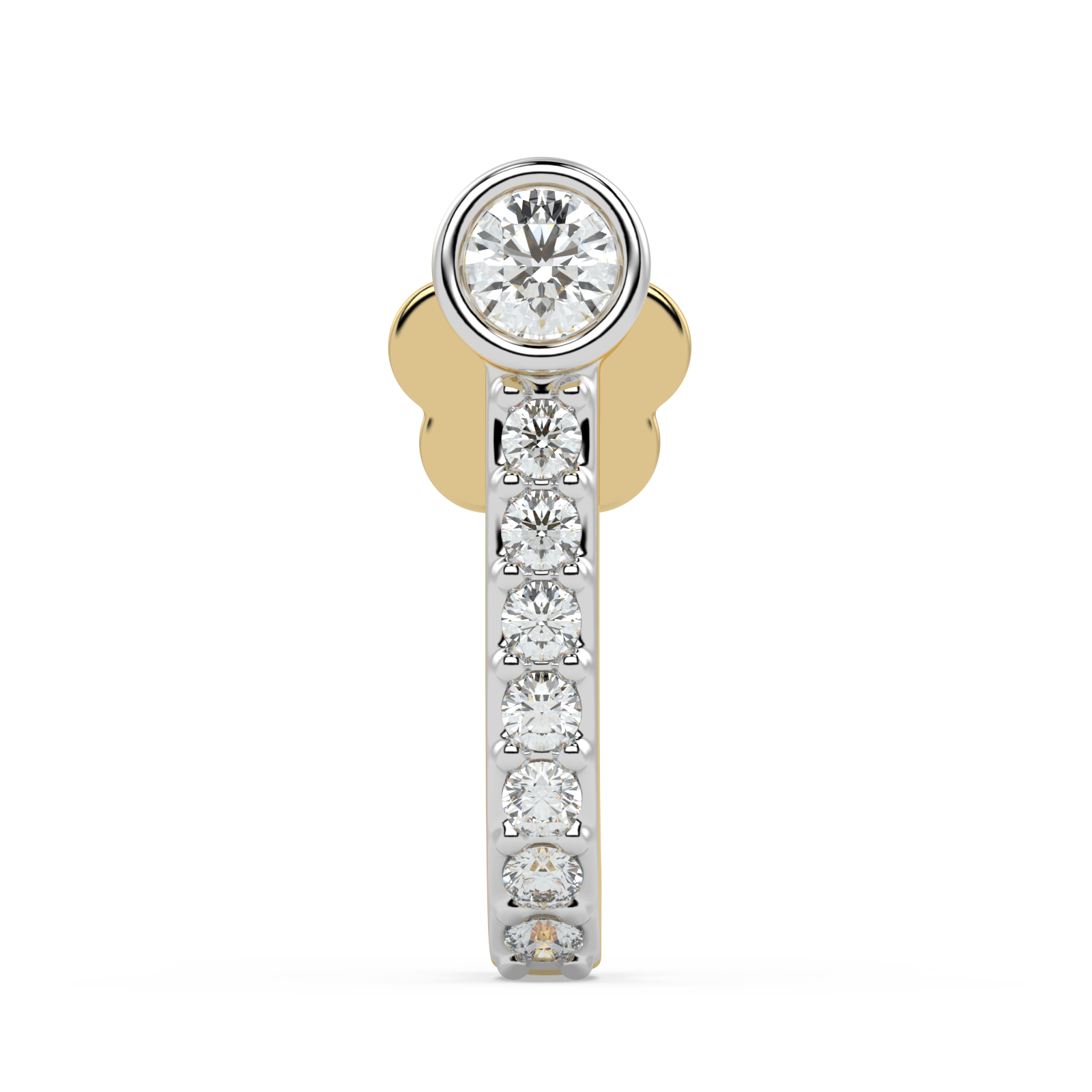 9K Gold Kalliste Nose Pin