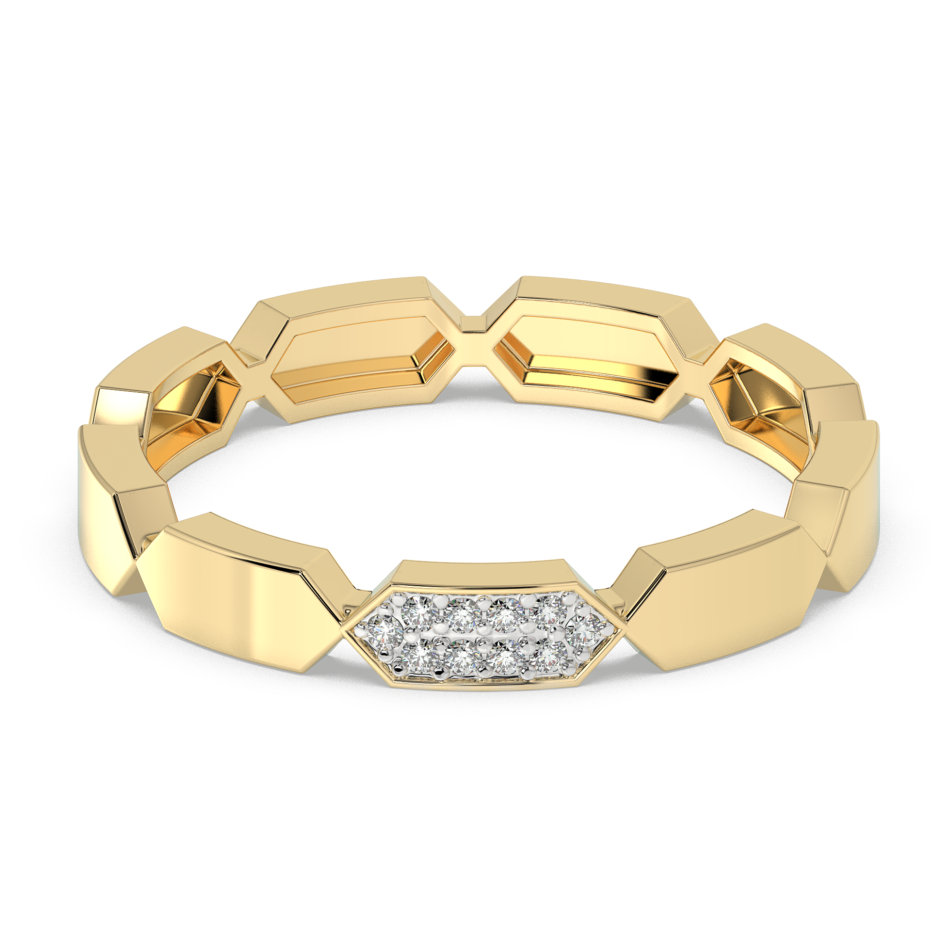 9K Gold Flora Ring