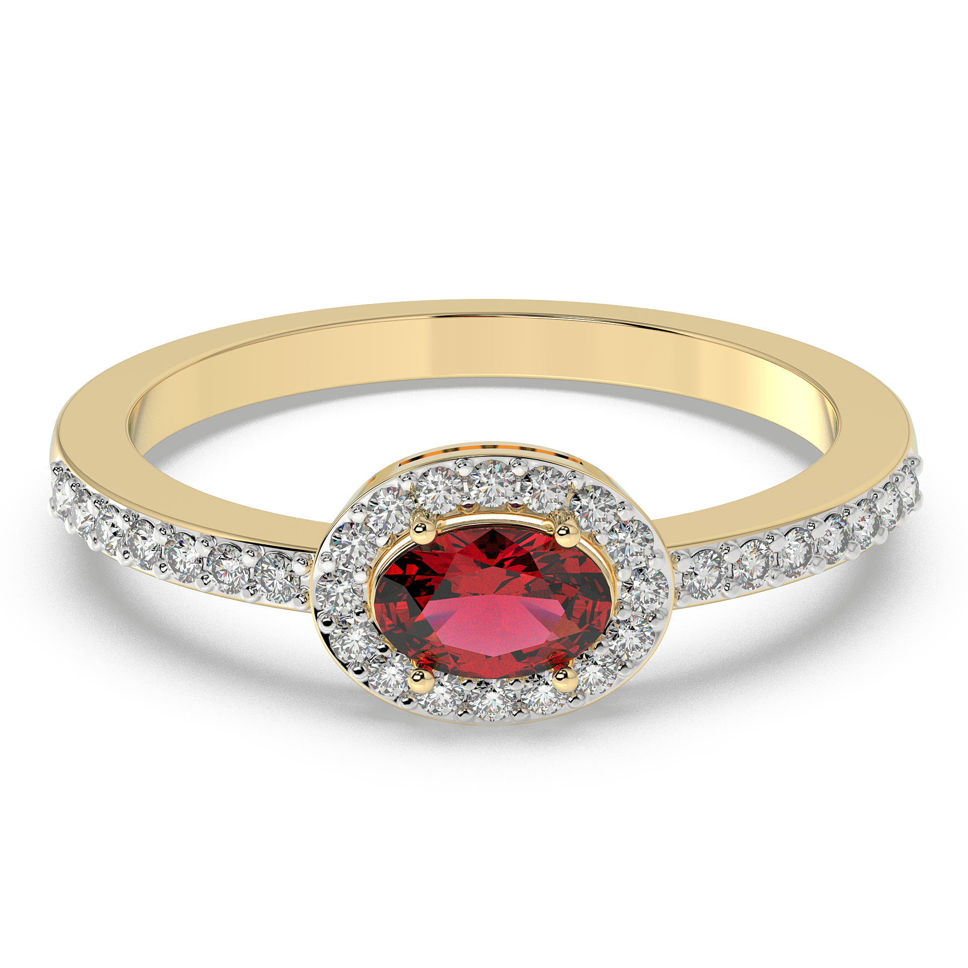 9K Gold Primrose Ring