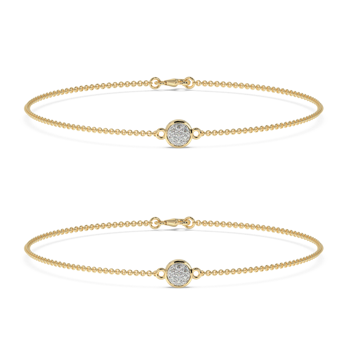 9K Gold Aria Anklet