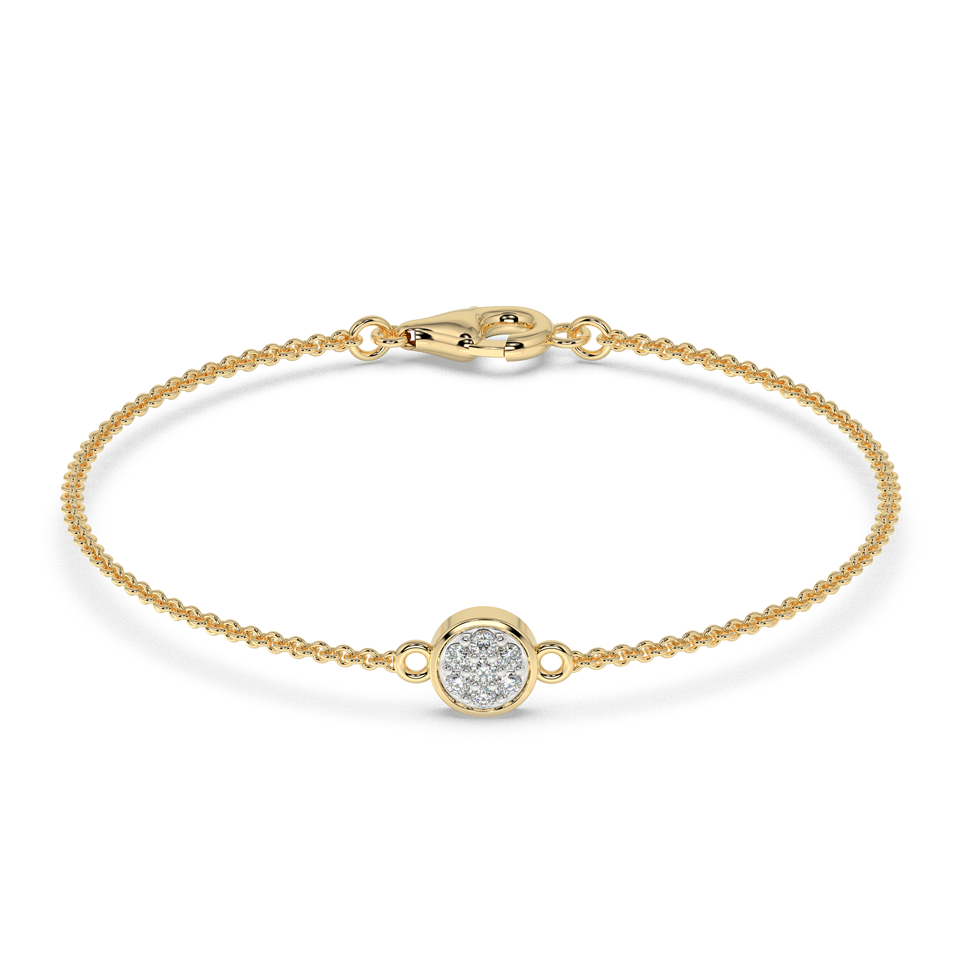 9K Gold Coral Bracelet
