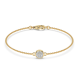 9K Gold Coral Bracelet