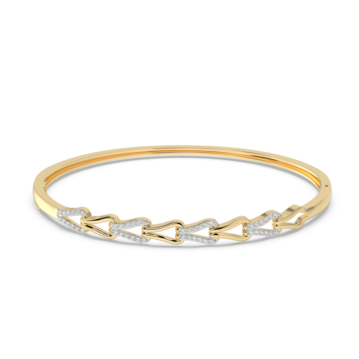 9K Gold Tiffany Bangle
