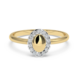 9K Gold Iris Ring