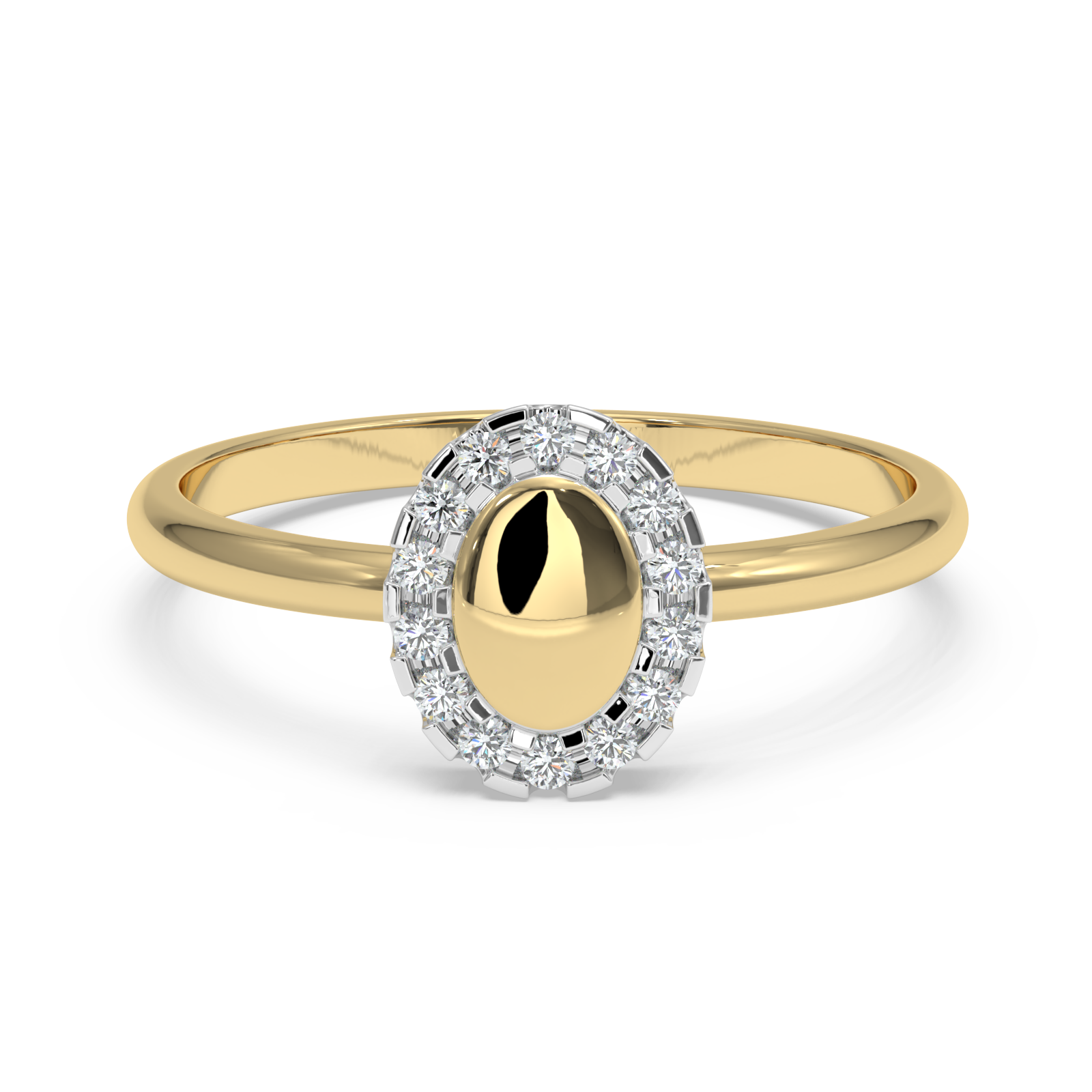 9K Gold Iris Ring