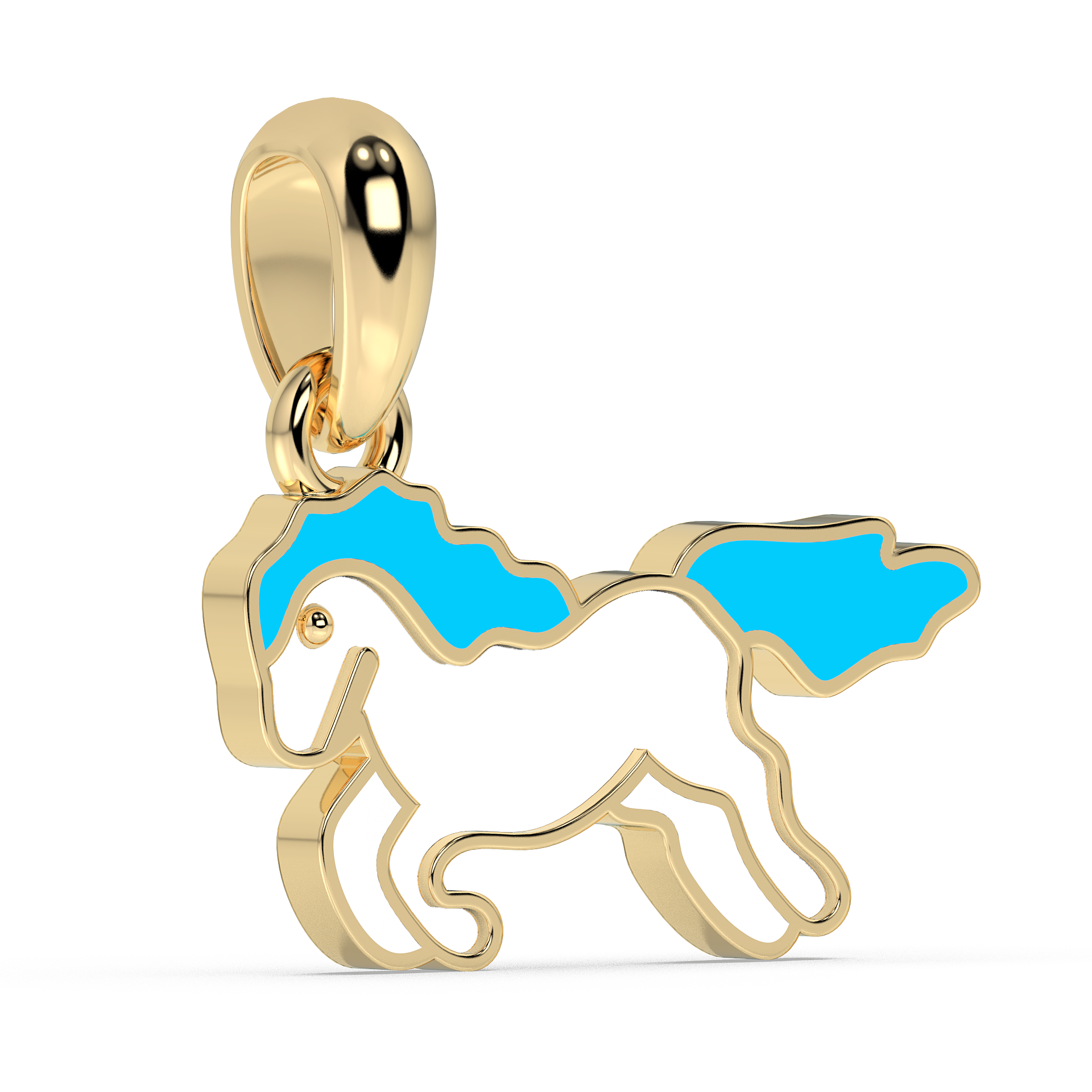 9K Gold Patience Pendant
