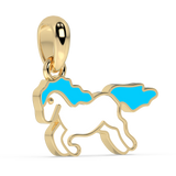 9K Gold Patience Pendant