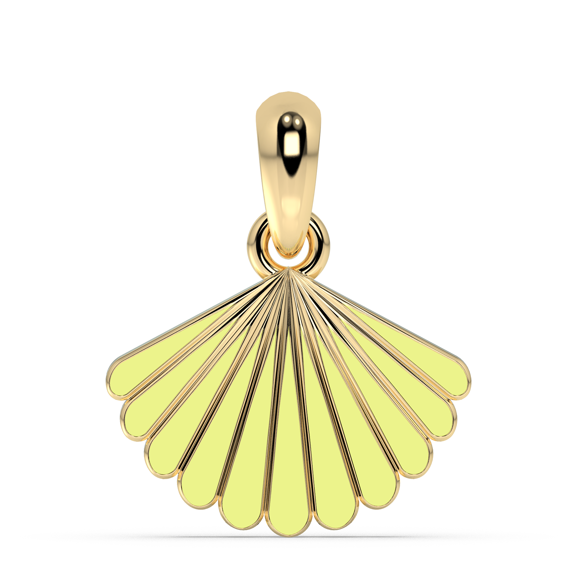 9K Gold Dauphine Pendant
