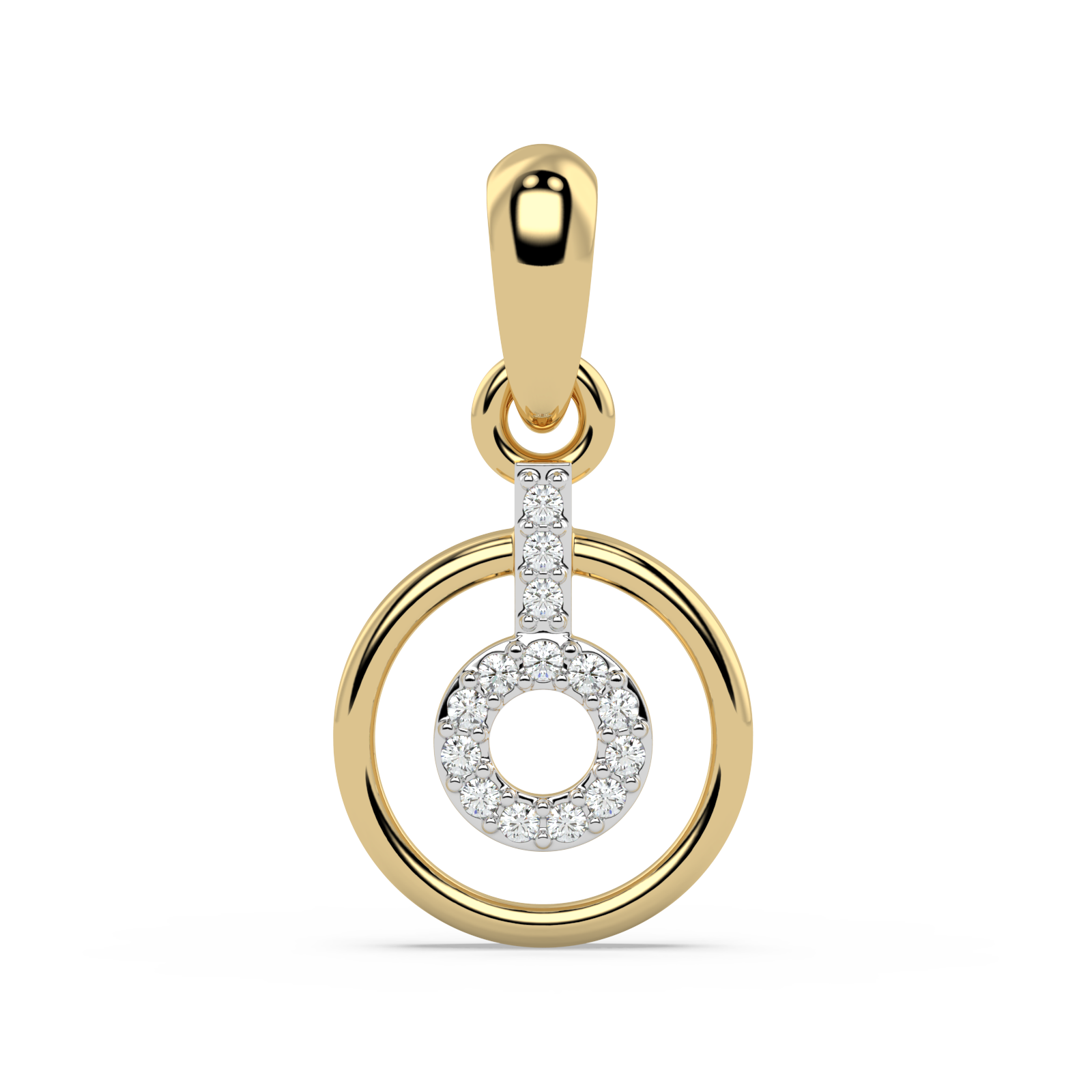 9K Gold Ruby Pendant