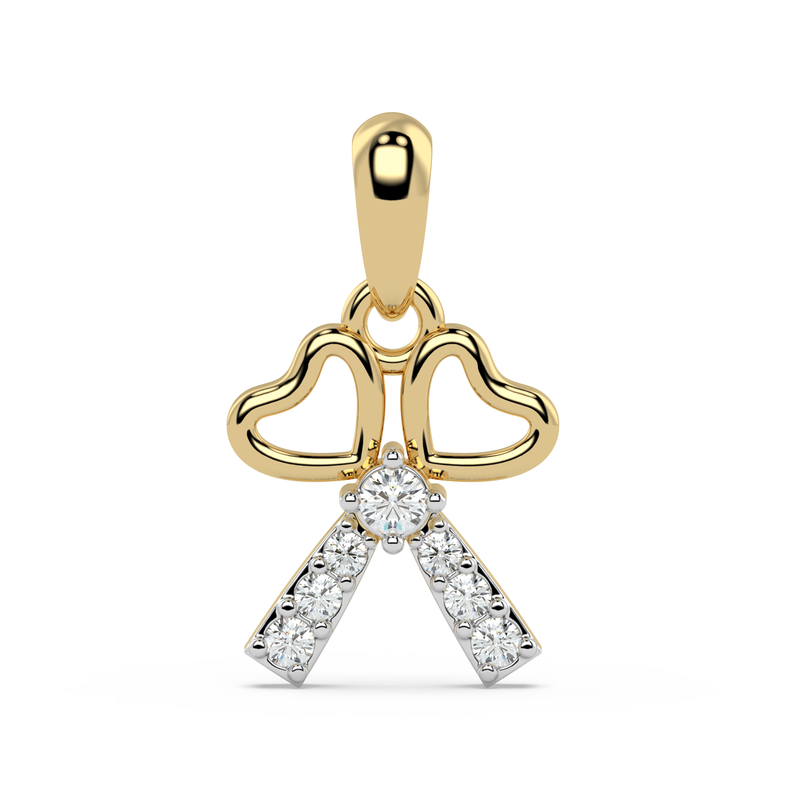 9K Gold Sapphire Pendant