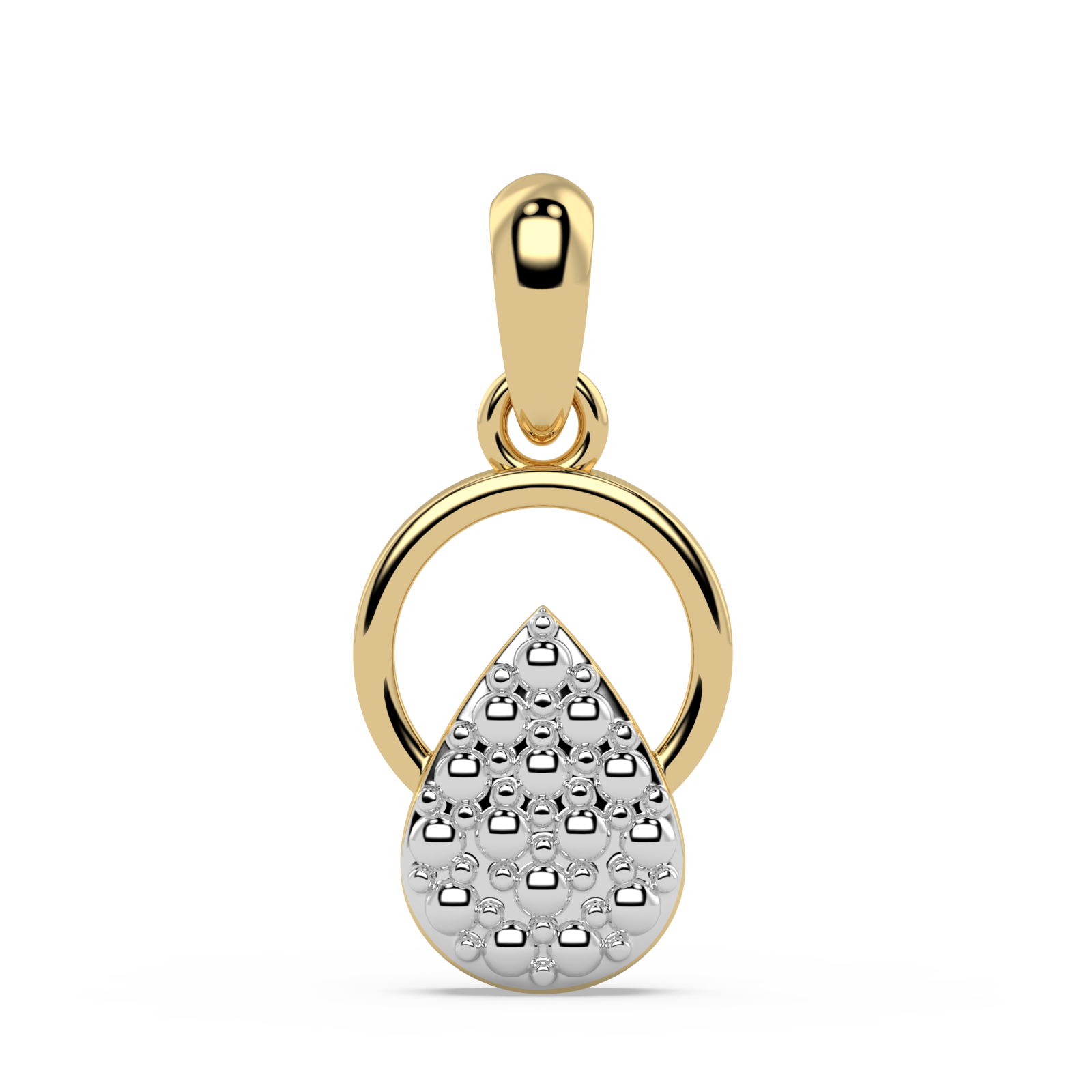 9K Gold Gemma Pendant