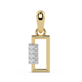 9K Gold Garnet Pendant