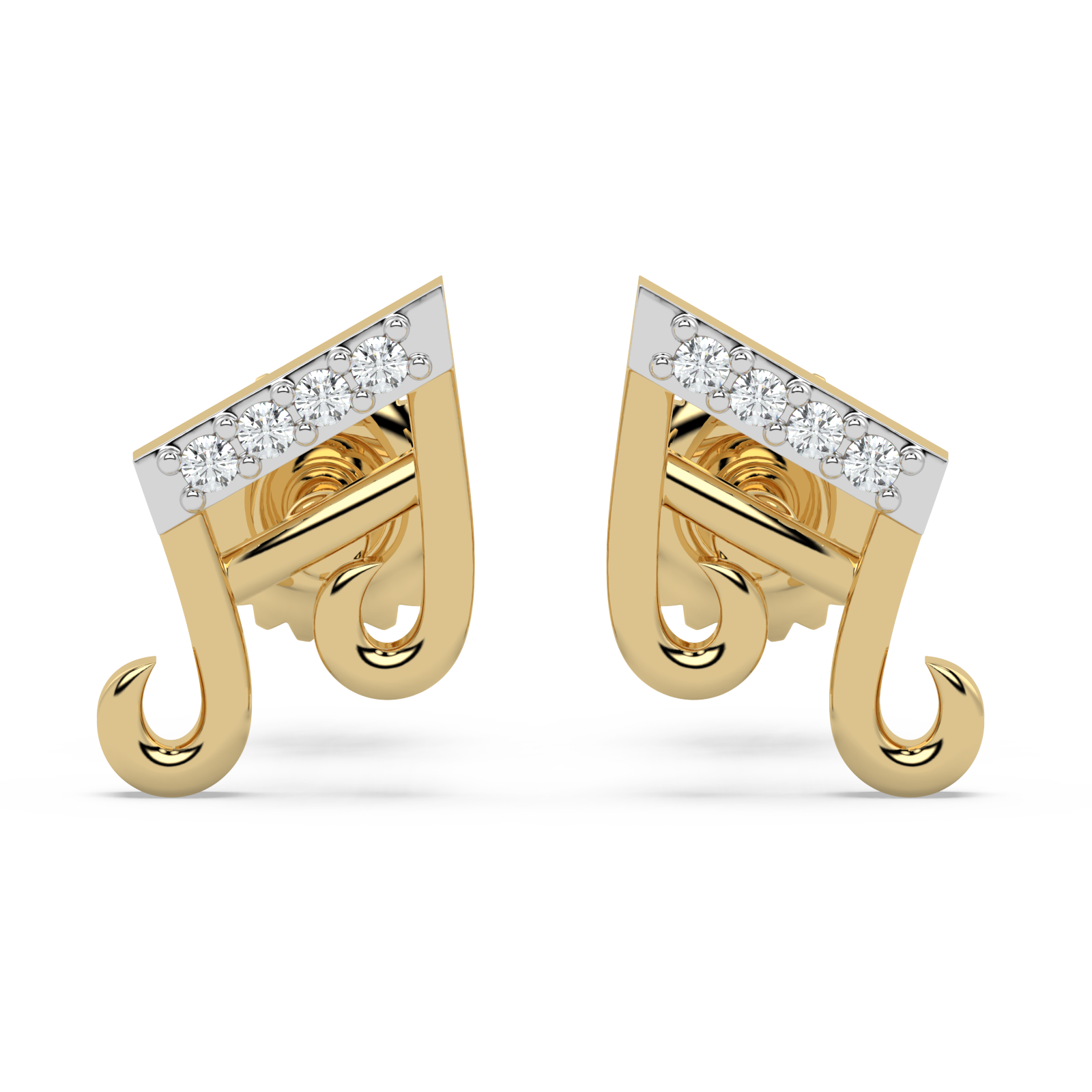 9K Gold Ivy Earrings